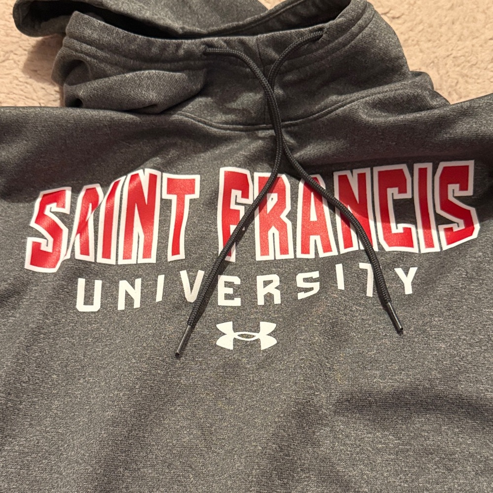 Under Armour Dark Gray Hoodie Fleece Lined - Picture 3 of 5